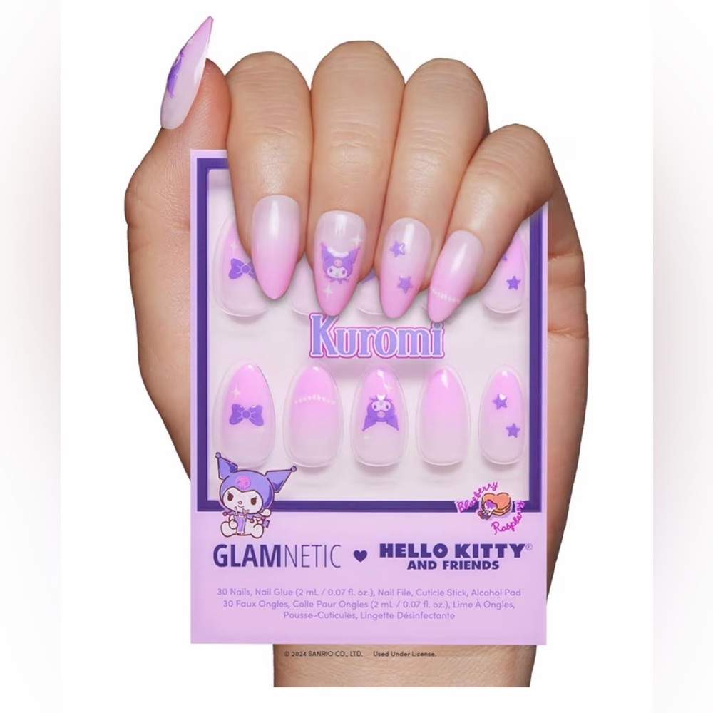 Kuromi Glamnetic Press-On Nails hello kitty